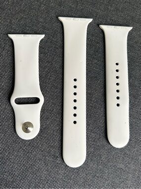 Genuine Apple Watch White Sport Band 44mm 45mm 46mm Ultra